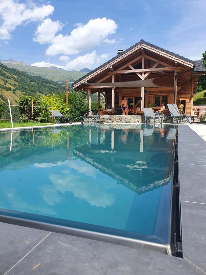 Chalet Savoyard D'Exception Avec Piscine Chauffee Villa Bourg-Saint-Maurice Exterior foto