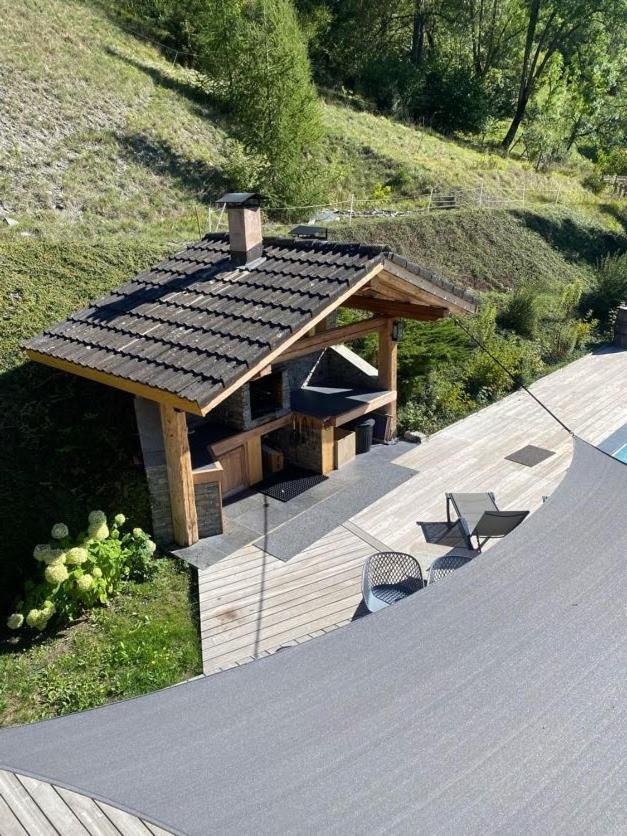 Chalet Savoyard D'Exception Avec Piscine Chauffee Villa Bourg-Saint-Maurice Exterior foto