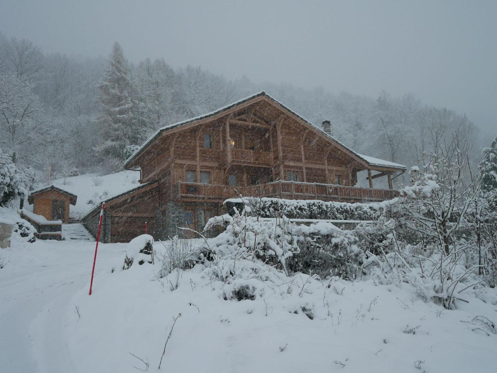 Chalet Savoyard D'Exception Avec Piscine Chauffee Villa Bourg-Saint-Maurice Exterior foto